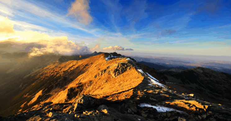 Poland in November Tatra mountains